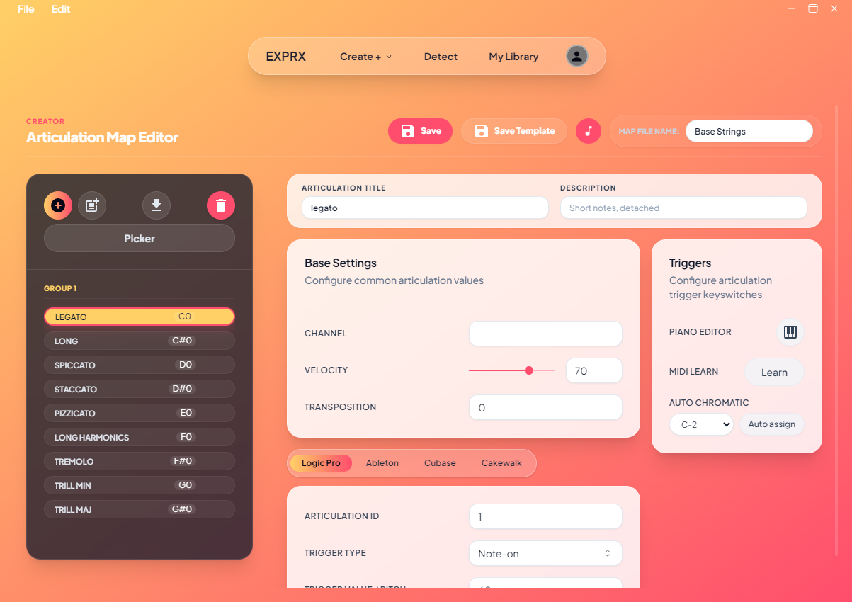 ExprX Application Interface